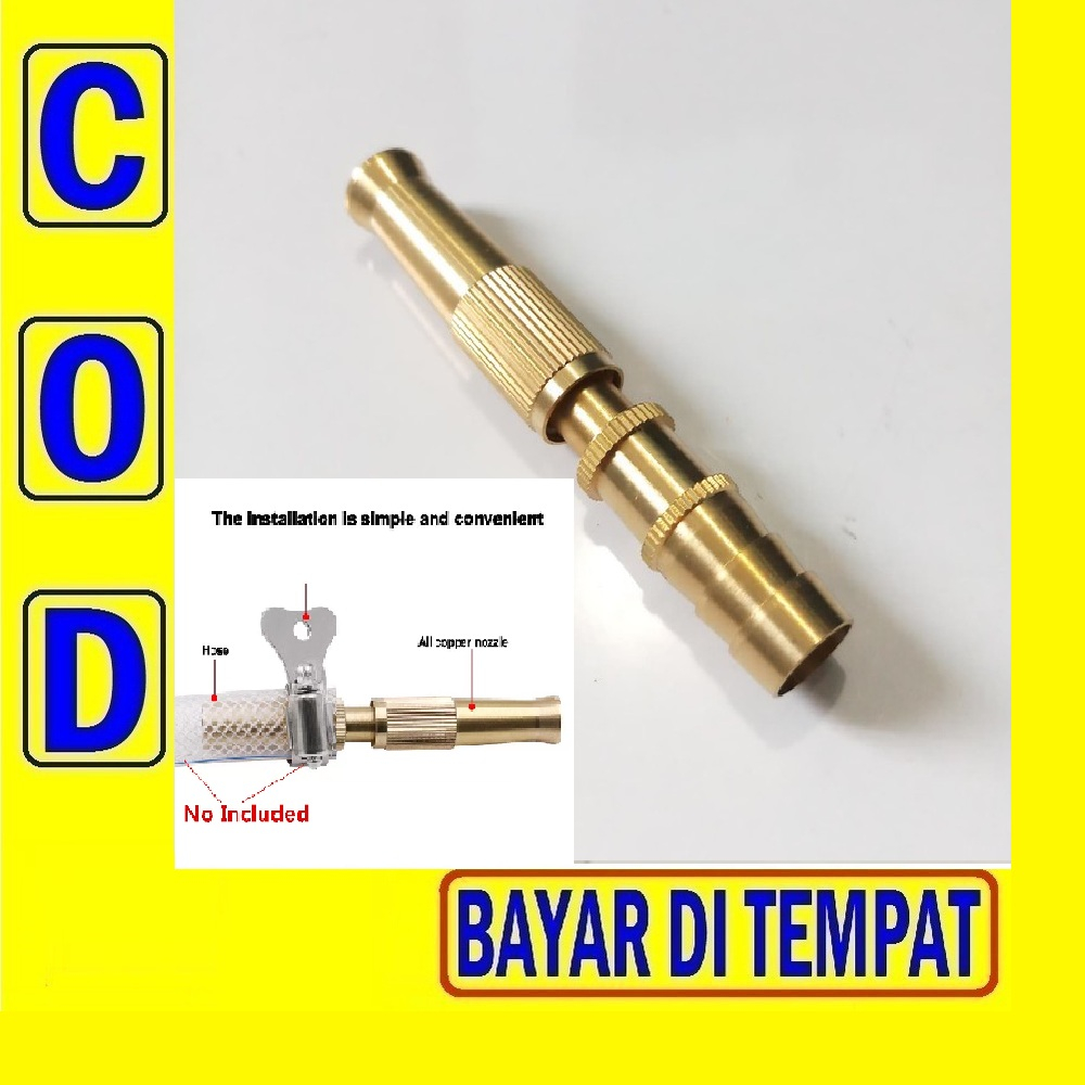 (59E) Semprotan Air Lurus Kuningan Brass Sprayer Nozzle Awet/Semprotan Air Lurus Kuningan/Sprayer No