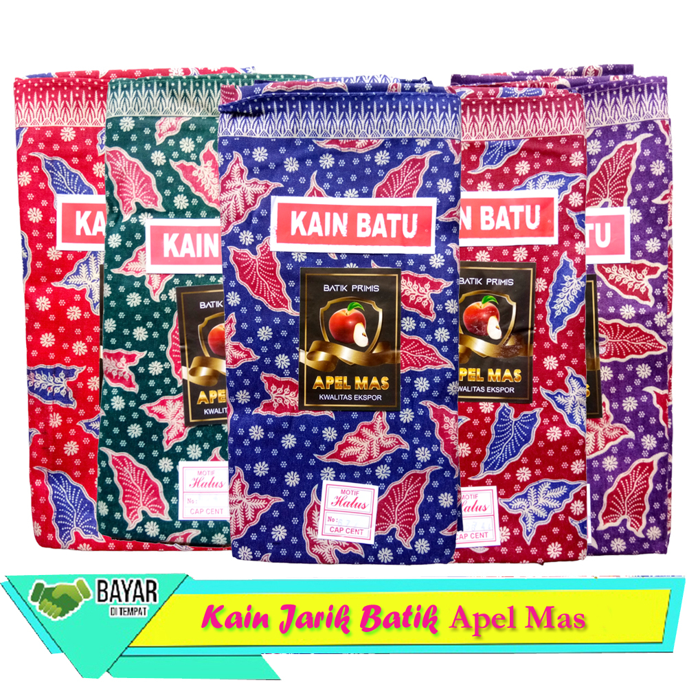 Kain Batik Panjang Kain Jarik Batik Cap Apel Mas Kain Cukin Gendongan Samping Bayi tradisional Jarik Batik