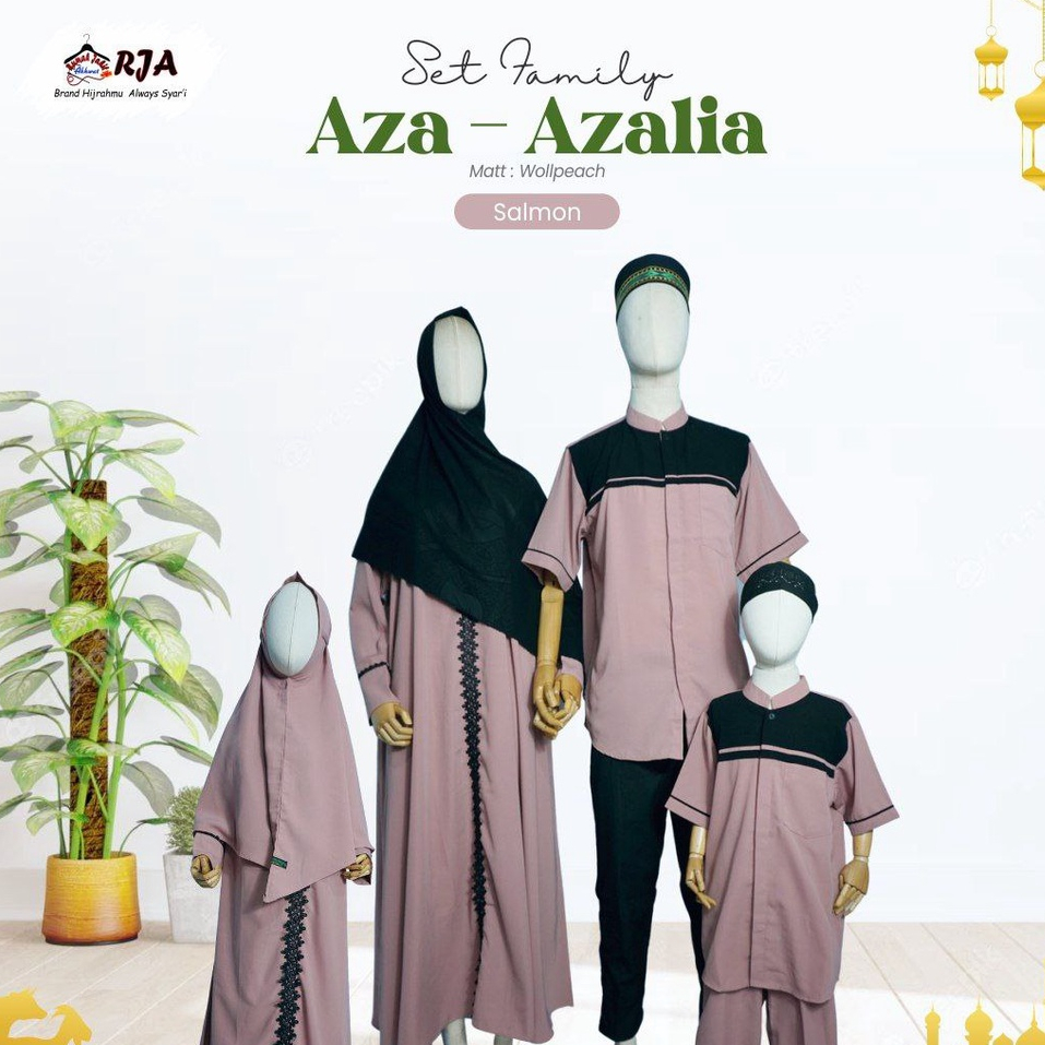 SET FAMILY SERAGAM KELUARGA, SERAMBIT SET FAMILY (SET AZA AZALEA)