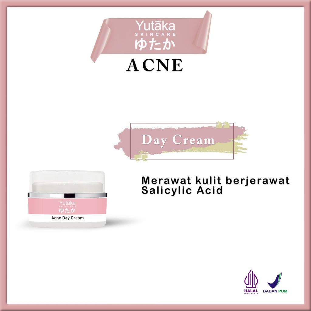 yutaka  skincare paket ACNE  5 item  ORIGNAL/yutaka Skincare 100% original /yutaka  skincare yutaka / skincare acne