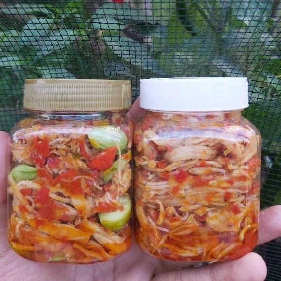 

Sambal Ayam Suir dan Pete / Lauk Botolan 200Gr