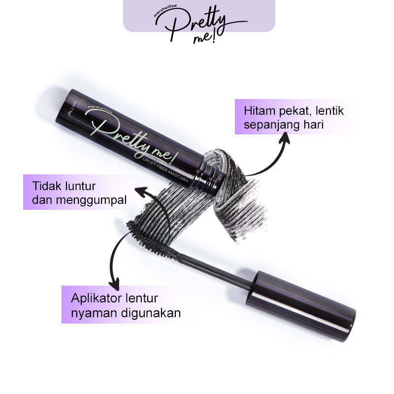 MARSHWILLOW Pretty Me Uplift Fiber Mascara Maskara By Natasha Wilona