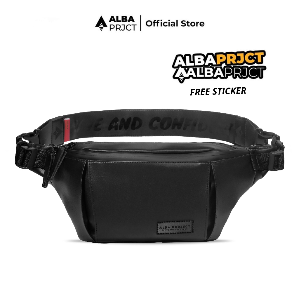 ALBA PROJECT | WAISTBAG &quot;DANIELS&quot; | TAS SELEMPANG PRIA | TAS PINGGANG WATERPROOF