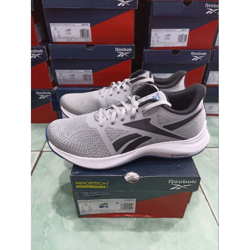 Reebok Runner 5.0 Sepatu Original Abu Abu