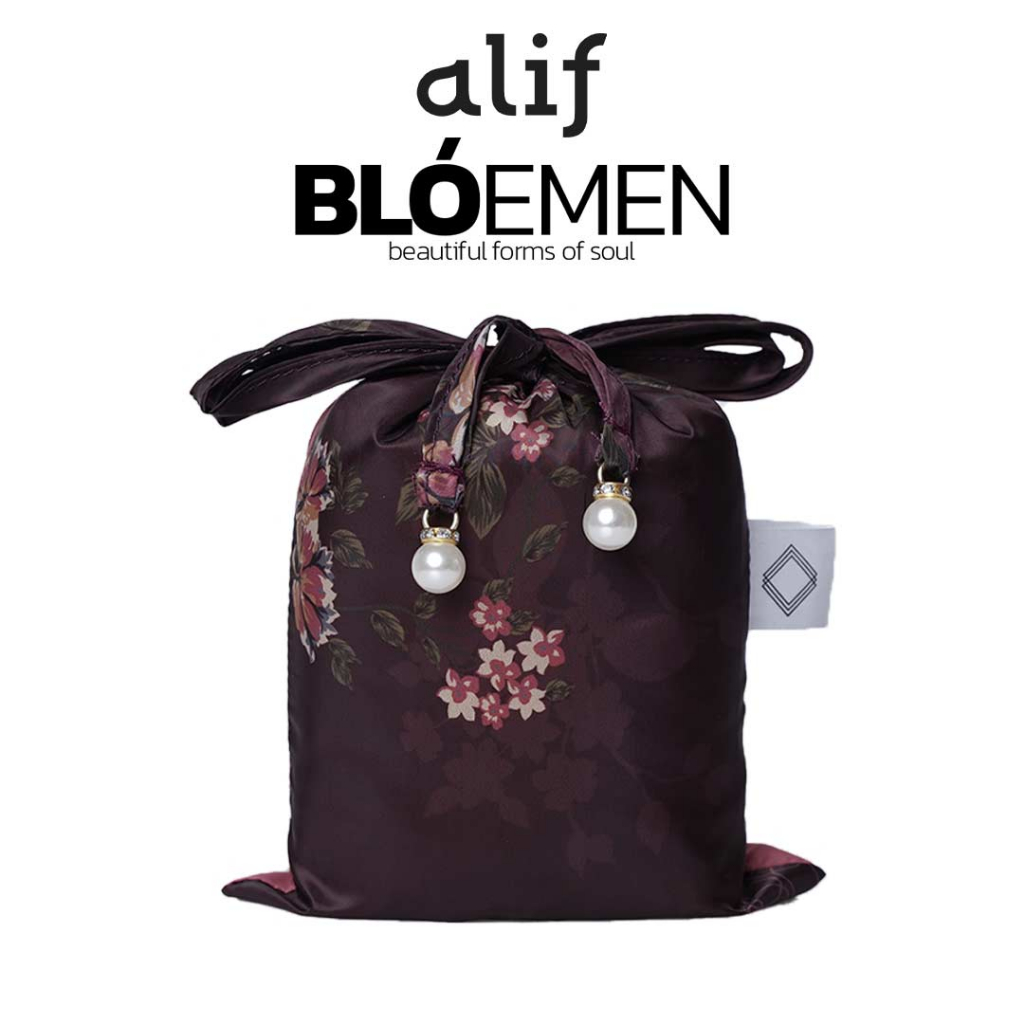 ALIF MUKENA MINI MOTIF PARASUT PREMIUM KOREA TRAVEL - LILY IN CHATEAU ROSE ( MKN-201 )