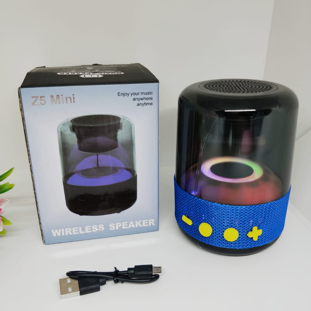 Speaker vibox Bluetooth Z5 mini wirelles led Audio portable music box EXTRA BASS Compatible smua HP PC LAPTOP GADGET ORIGINAL ENJOY YOUR MUSIC PROMO SEN