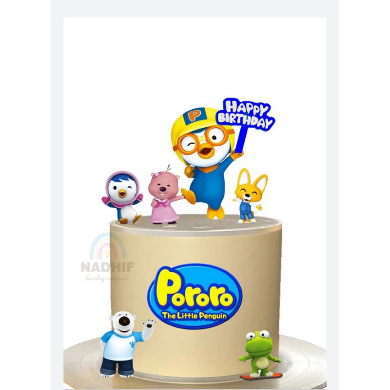 TOPER ZOOM PORORO/HIASAN KUE ULANG TAHUN