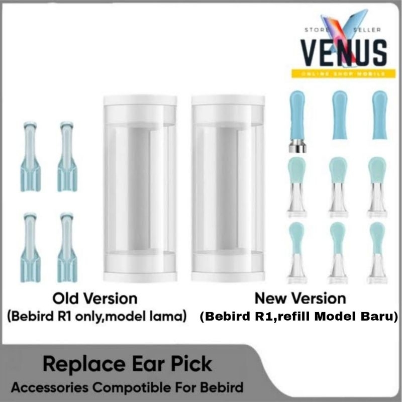 Bebird Ear Cleaner Replacement Tips for R1 / R3 / T15 / X3 / D3Pro