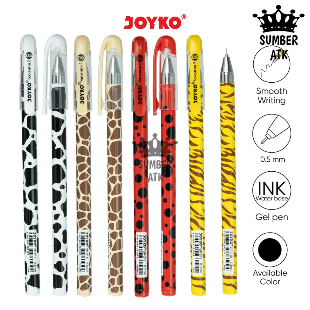 

Gel Pen Pulpen Pena Joyko GP-218 Savanna 2 0.5 mm
