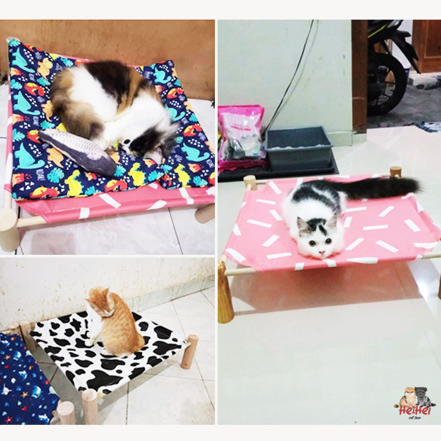 KIMO HAMMOCK PET BED - Kasur Ayunan Tempat Tidur Anjing Kucing -  Matras Alas Tidur Kitten Puppy Anak Kucing Anjing Hewan