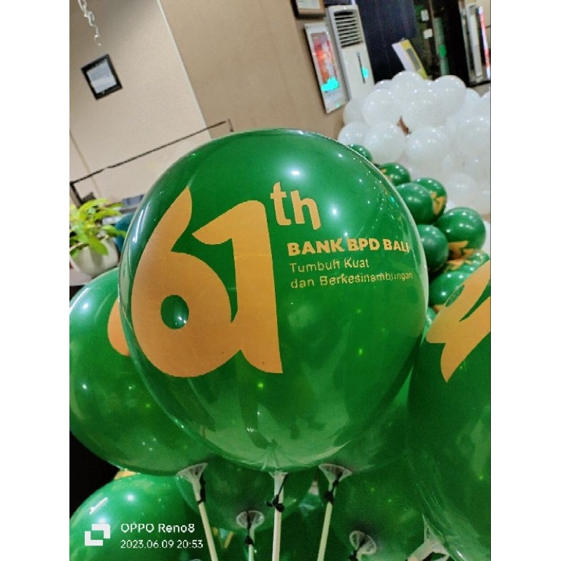 Balon Logo atau balon sablon Bali