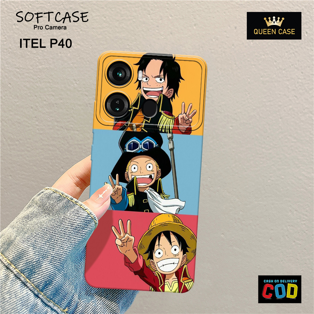 Softcase Hp Itel P40 Terbaru - Fashion Case Anime - Case Hp Itel P40  - Casing Hp Itel P40 - Kesing 