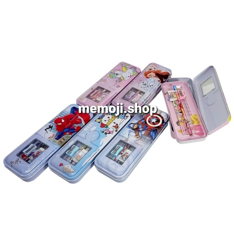 

Kotak Pensil Kaleng Set Fancy