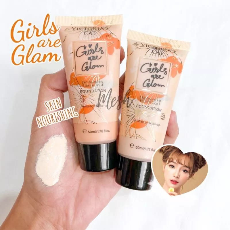 GRATIS ONGKIR COD MEDAN TERMURAH GIRLS ARE GLOM CHOOSE LOVE FOUNDATION _ VICTORIA'S MATTE LOOK FOUNDATION