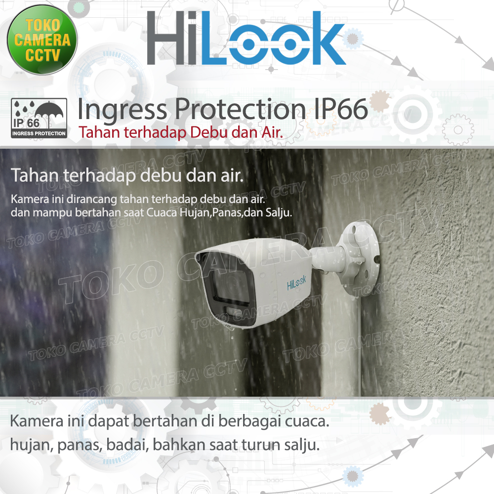 KAMERA CCTV OUTDOOR 2MP HILOOK THC-B129-P HILOOK COLORVU CAMERA 2MP