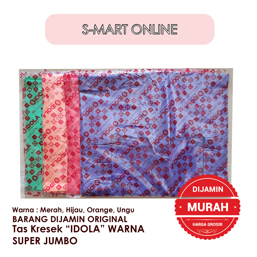 Plastik Kresek Idola Warna Super Jumbo