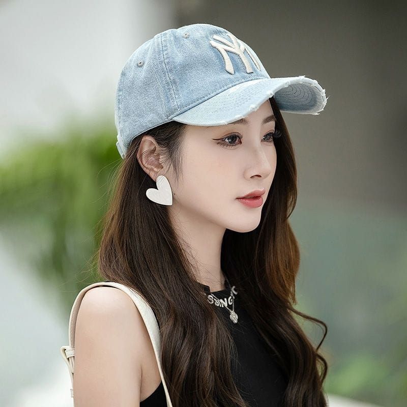 Topi Baseball Denim / Topi Pria Wanita / Topi Bucket