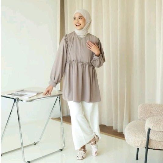 Eveseitch - Jenna Blouse - Blouse Crinkle Wanita