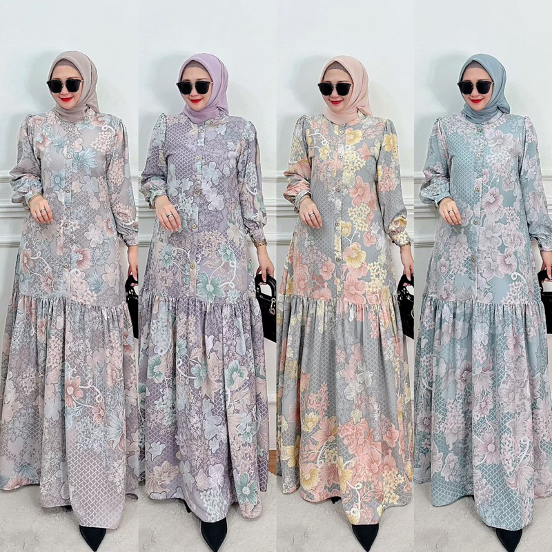 gamis adisha/ /adisha/ gamis abaya / hikmat kw / zulfa collection / zahra Collection / gamis abaya lace / lace dress