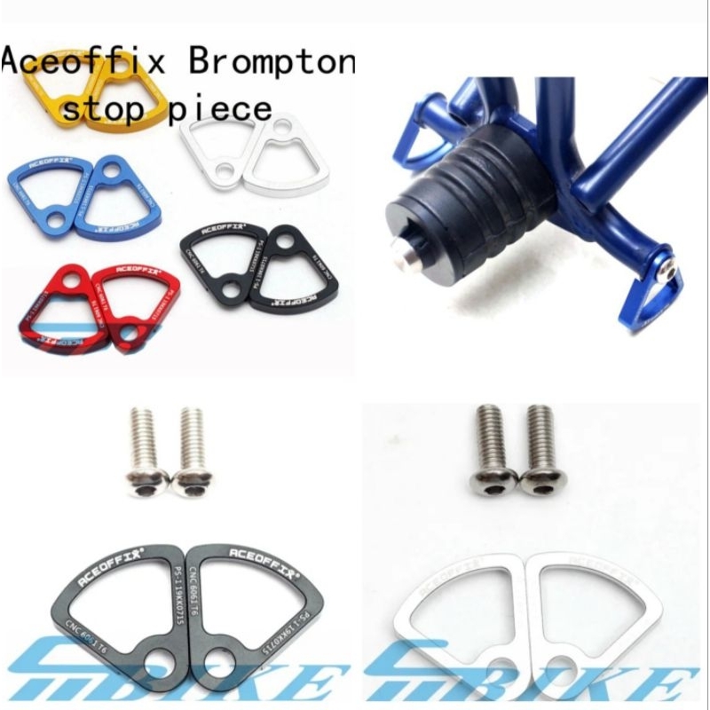 Aceoffix Kickstand Standar Sepeda Pikes 3Sixty Bromphton Standar Pengganti Easy Wheel Sepeda