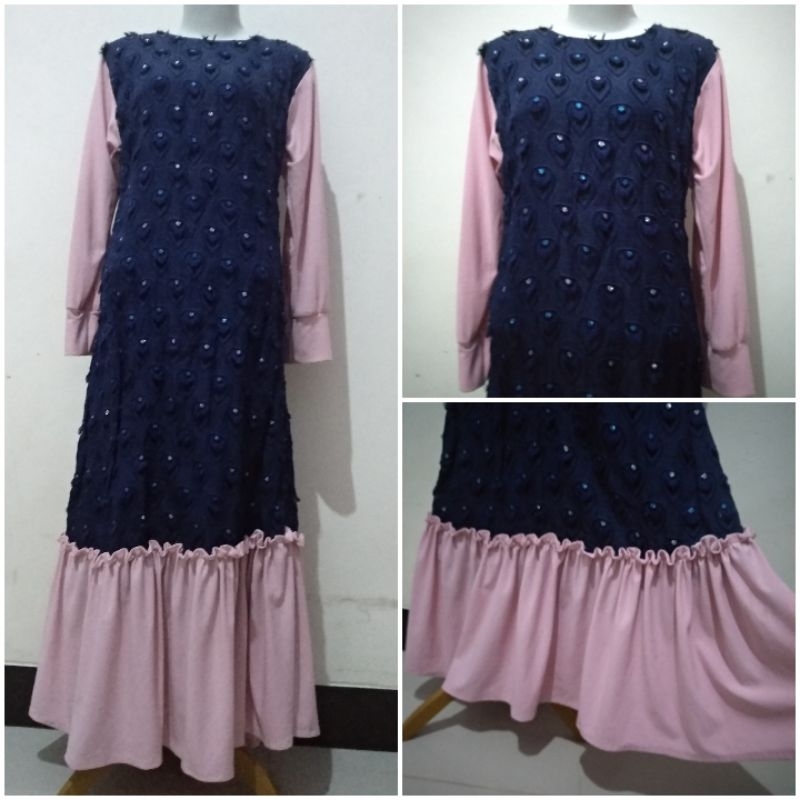 Gamis, Gamis pesta, gamis mewah, gamis ceruti, gamis terbaru,  gamis preloved