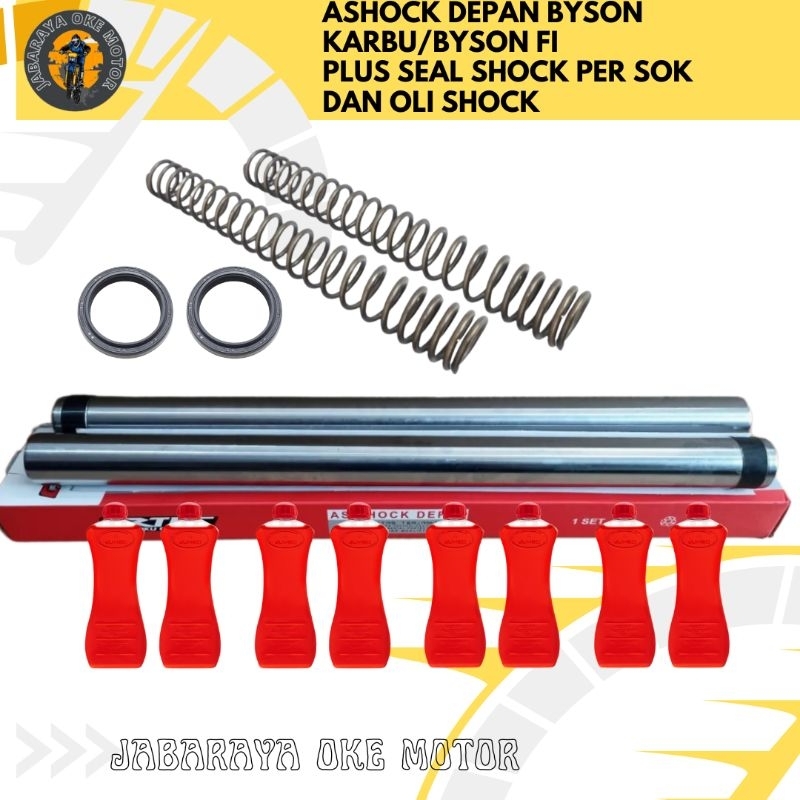 ASHOCK DEPAN BYSON KARBU/BYSON FI PLUS PER SHOCK/OLI SHOCK/SEAL SHOCK