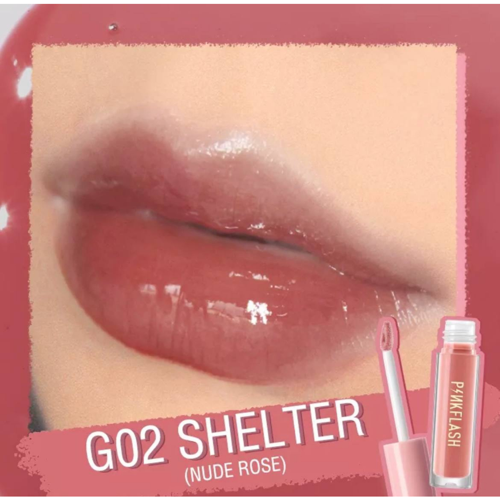 [BPOM] PINKFLASH OHMYGLOSS LIQUID LIP GLOSS | HIGH SHIMMER