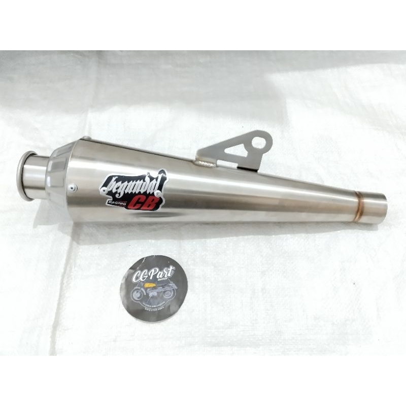 Silincer Knalpot Motor Custom Stainless Begundal Corong
