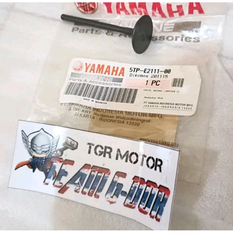 payung klep kelep valve in intek intex isap ori original yamaha 5tp jupiter z 110 lama vega r lama n