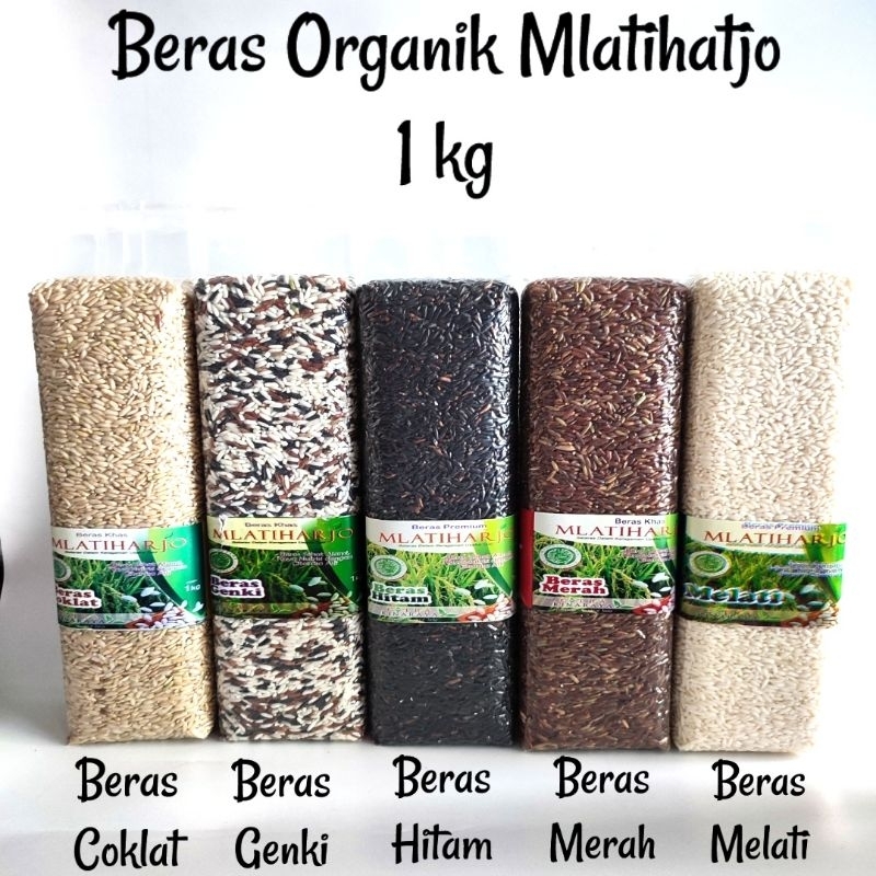 

Beras Organik Beras Merah Beras Hitam Beras Diet Mlatiharjo 1kg