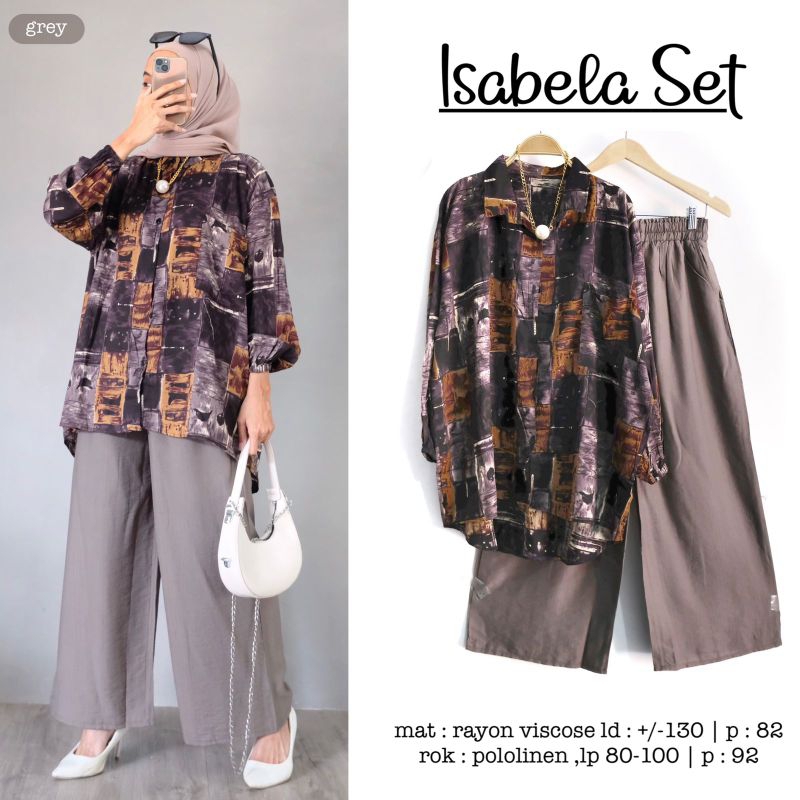 ISABELA SETELAN BAJU WANITA