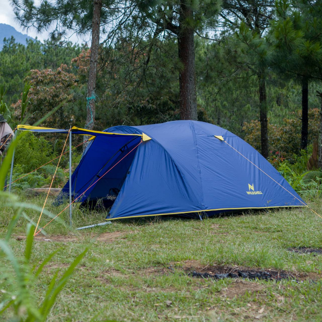 TENDA CAMPING WILDSHELL JAYADIPA 4 ORANG TENDA 4 - 5 ORANG