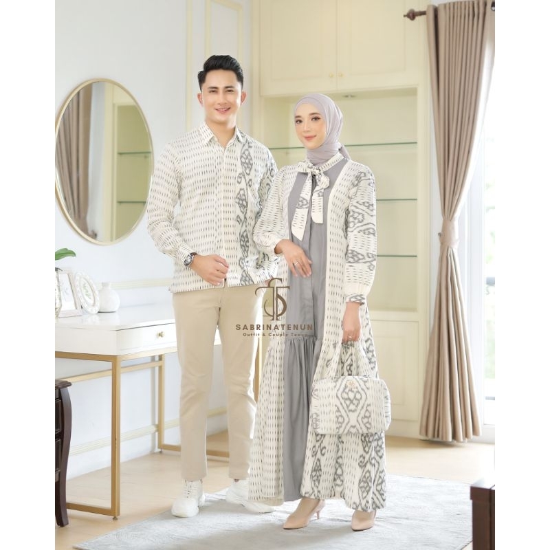 SABRINA TENUN - GHANI & GHANIA COUPLE BROKEN WHITE