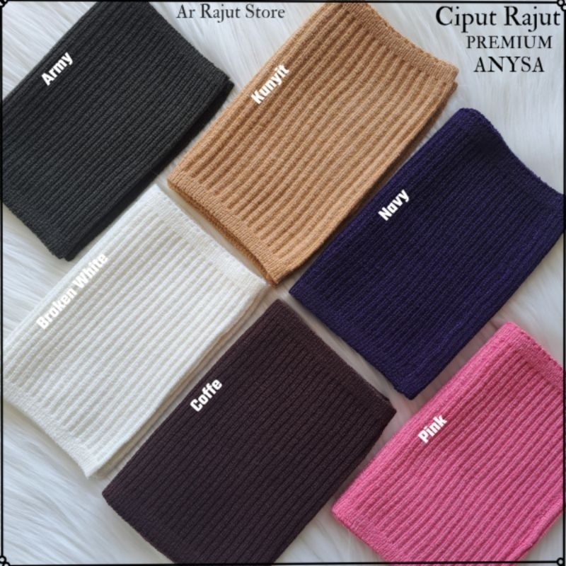 Inner Bandana Ciput Rajut Premium Anysa Microfiber/daleman kerudung anti pusing [PAKET USAHA MURAH 50PCS]