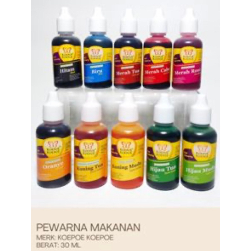 

PEWARNA CAIR KUPU2 60ml