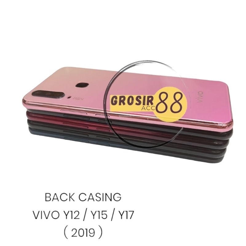 HOUSING BACK CASING FULLSET BACKDOOR + BEZEL VIVO Y12 / Y15 / Y17 ORIGINAL L