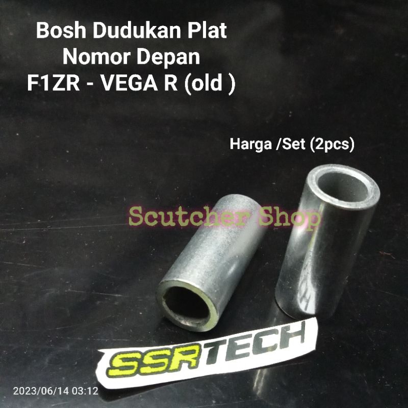 Bosh Bos Collar Dudukan Plat Nomor Depan FIZR Force One Vega R lama