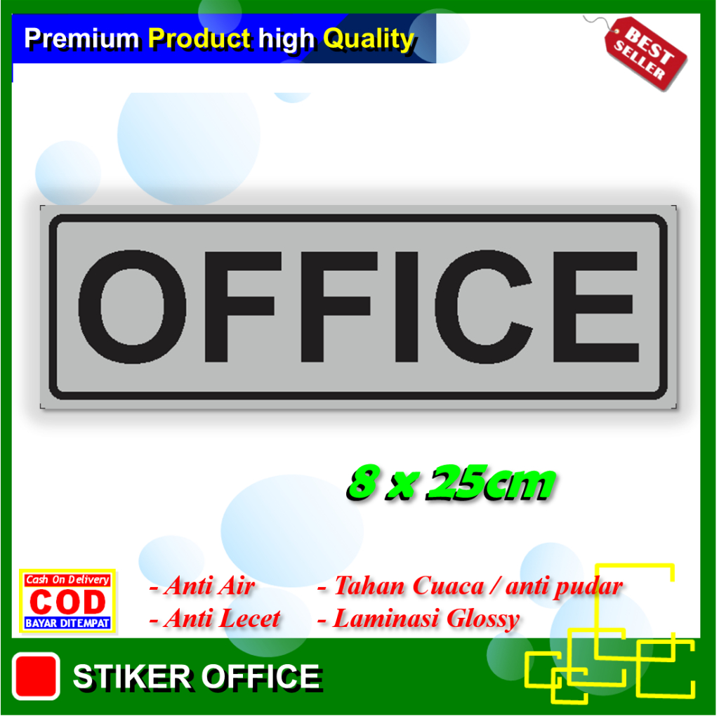 

Stiker office sticker kantor sekolah TU pabrik