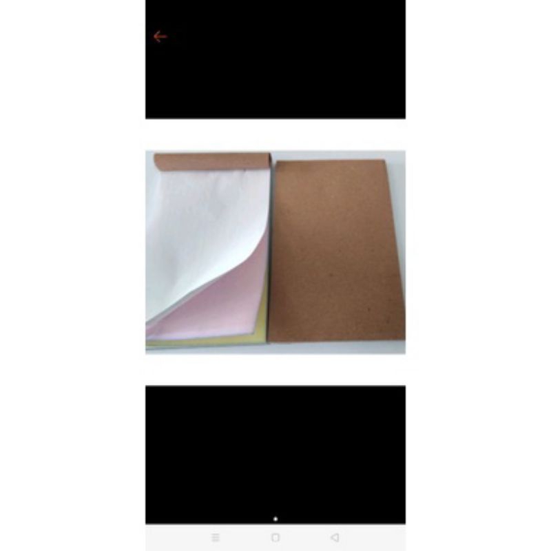 

nota polos 3 ply kecil isi 75 lembar /25 set