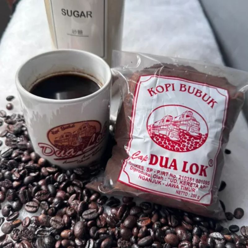 

Kopi Bubuk, Dua Lok, Kopi Bubuk Murni 250g