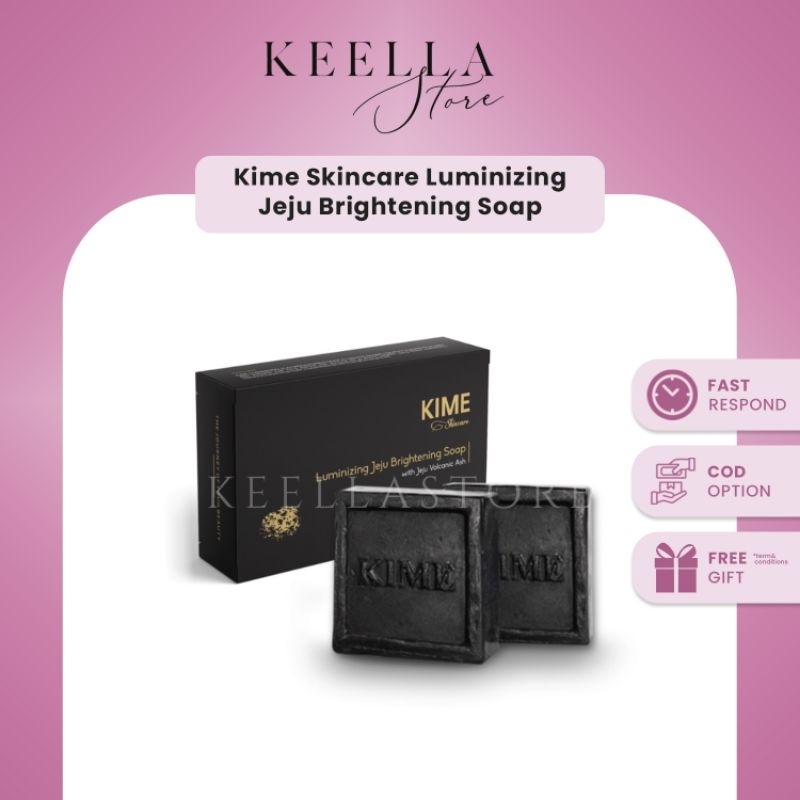 Kime Skincare sabun luminizing jeju korea Soap Brightening Whitening original