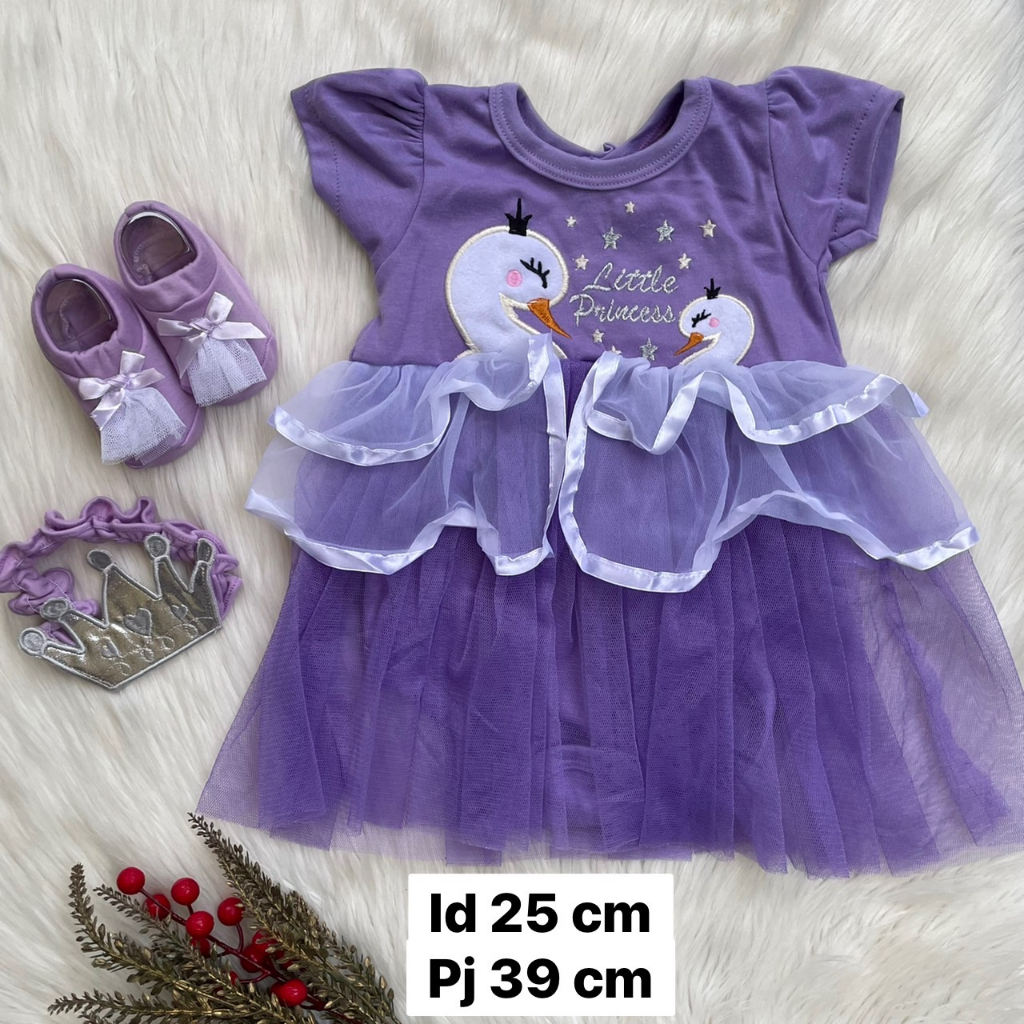 Set Dress Jumper anak bayi perempuan usia 0-8 bulan | Baju baby girl cute