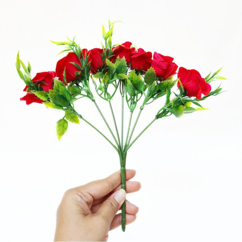 Bunga Mawar Rumput Artificial
