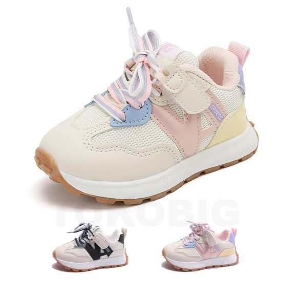 Nuublenc Sepatu Sneakers Anak Ukuran 21-30 Usia 1-5 Tahun