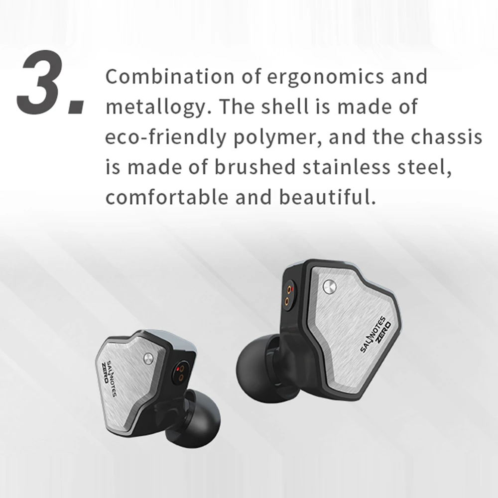 7Hz Salnotes Zero 7Hertz Salnotes Zero In Ear Monitor Earphone Headset detachable Hifi alt Tanchjim Zero Earphone Gaming