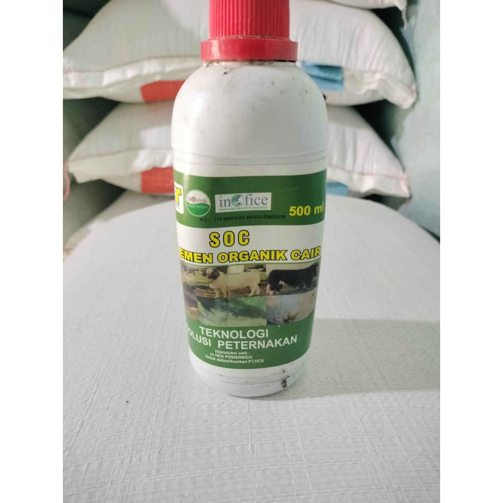 SOC HCS Suplemen/Obat Hewan/Vitamin Hewan Untuk Fermentasi Pakan Ternak Sapi Kambing Ayam dan Ikan