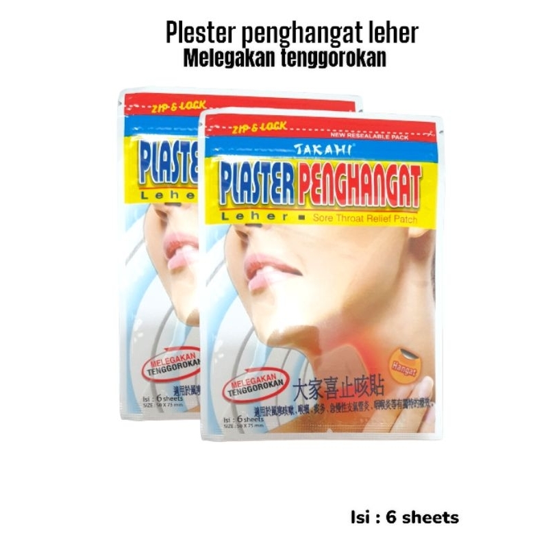 plester penghangat tenggorokan TAKAHI