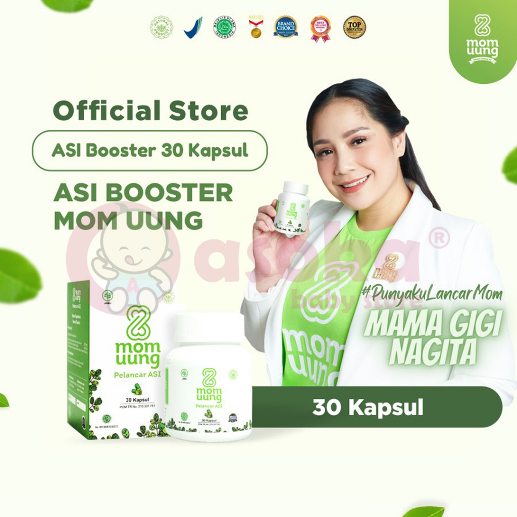 Mom Uung Asi Booster 30 Kapsul - Kapsul Pelancar Asi ASOKA