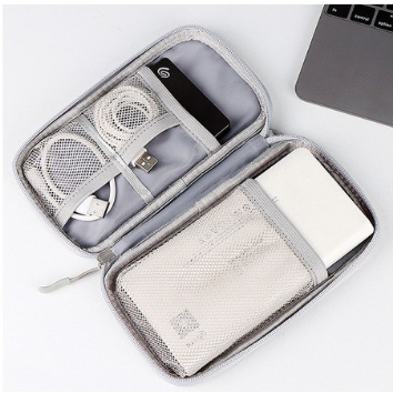 Pouch Power Bank Gadget Softcase Tas Gadget Travel Organizer