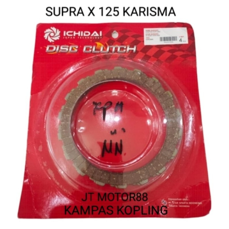 KAMPAS KOPLING KAIN KLOS SUPRA X 125 KARISMA